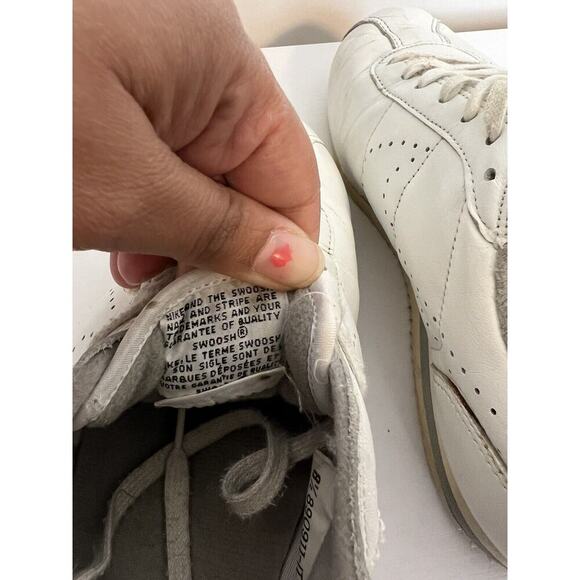 Nike Leather Cortez Perf 1988 Size 8.5 Mens White Grey Shoes - Picture 9 of 12